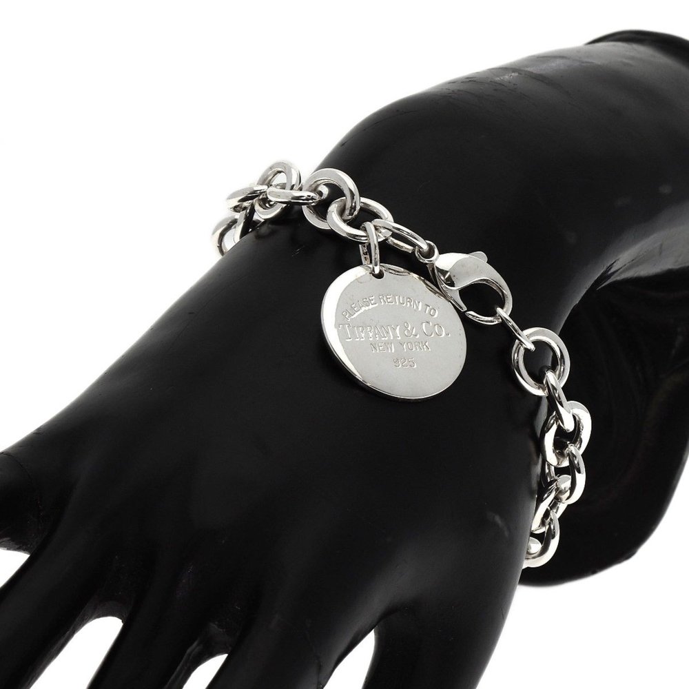 TIFFANY Authentic Silver Charm Bracelet - Picture 6 of 8